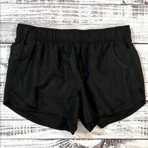 Athletic Works Black Women's Brief-Lined Athletic Shorts size Large